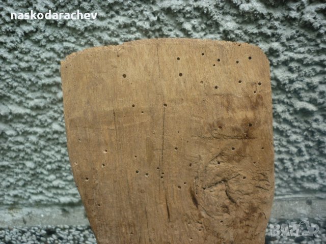 Автентична старинна дървена лъжица / шпатула, от странджанското село Граматиково, снимка 7 - Антикварни и старинни предмети - 21974760