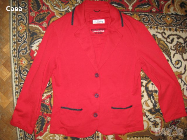 Памучно сако LISA CAMPIONE   дамско,М-Л, снимка 2 - Сака - 25331653