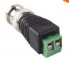 BNC Мъжко CAT5 CCTV Balun - Балун Адаптор за пренос на сигнала на видео камера по коаксиален кабел, снимка 2
