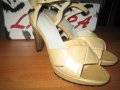 НАМАЛЕНИЕ-дамски сандали м 178 ест.кожа- златисти, снимка 1 - Сандали - 11155010