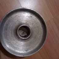 Стар алуминиев свещник, снимка 1 - Антикварни и старинни предмети - 13144802