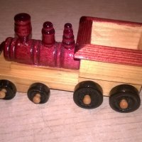 ретро локомотив-дървен-за колекция-14х6х6см, снимка 8 - Колекции - 22524978