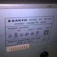 sanyo rd-430 deck-made in japan-внос швеция, снимка 14 - Декове - 25420175