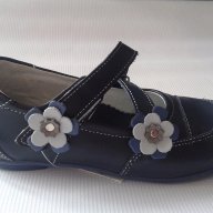 Детски обувки за момиче от естествена кожа с лепенка, елегантни, анатомични, снимка 7 - Детски маратонки - 10439851