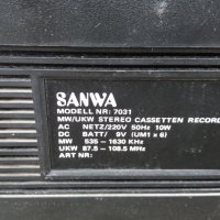 Радиокасетофон SANWA 7031, снимка 5 - Радиокасетофони, транзистори - 25725669