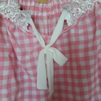 Дамска блуза с дантела, снимка 4 - Ризи - 21514404