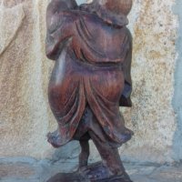 Стара статуетка - дърворезба, снимка 4 - Други ценни предмети - 24558089