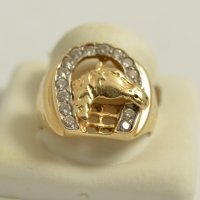 златен пръстен 47664-5, снимка 1 - Пръстени - 23698477