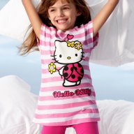 Летен комплект Hello Kitty  блузка + клинче 6-7-8-9 години, снимка 2 - Детски комплекти - 12018569