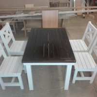 Дървени маси и столове, снимка 3 - Маси - 16659210