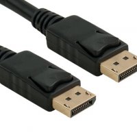 Нов кабел DP на DP 1.5 метра - видео кабели, снимка 1 - Кабели и адаптери - 23583336