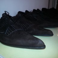 Елегантни Италиански обувки от велур Остри обувки, снимка 8 - Други - 10600239