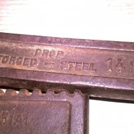 АНТИКА-drop forged-steel 14 in-40см-с дървена дръжка-внос швеицария, снимка 7 - Други инструменти - 18429878