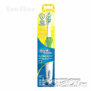 Oral-B Crossаction - Ел.четка - Anti-microbial Battery Toothbrush, снимка 1