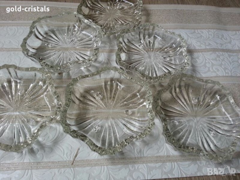 Ретро стъклени чинийки купички, снимка 1