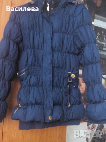 Детско яке, на НМ, размер 164 с пух, с качулка, снимка 2 - Детски якета и елеци - 24289442