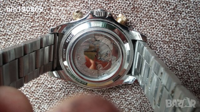 Часовник Stauer 27 jewels automatic, снимка 10 - Мъжки - 22253493
