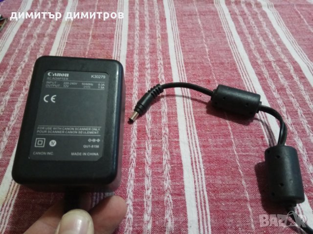 Зарядно-Canon AC Adaptor Charger K30279, снимка 1 - Батерии, зарядни - 23866191