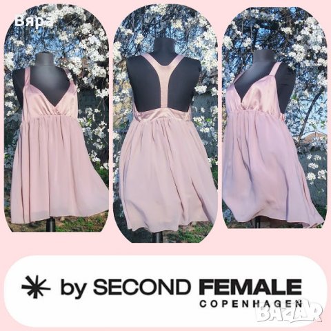 Воалена лятна туника с презрамки - By Second Female Copenhagen!, снимка 14 - Туники - 25679942