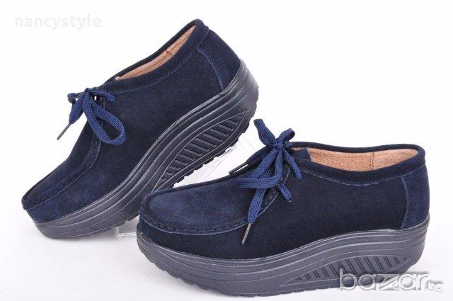 НОВО! Дамски обувки-Ест. велур-Два цвята, снимка 2 - Дамски ежедневни обувки - 18950471