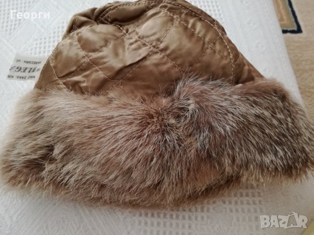 Дамска шапка естествен косъм , снимка 2 - Шапки - 23717120
