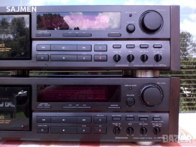 Sony TC – K 870es,ДЕК, снимка 4 - Аудиосистеми - 21926755