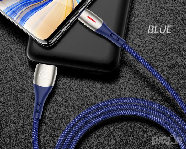 Интелигентен USB кабел - USAMS U-Tone US-SJ305 Type-C, снимка 4 - USB кабели - 26177323