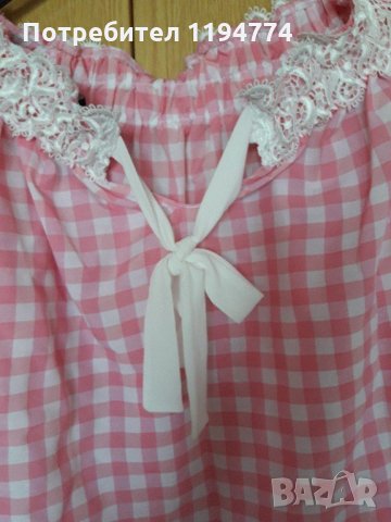 Дамска блуза с дантела, снимка 4 - Ризи - 21514404