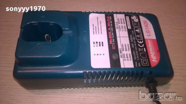 Hm mullner lg1420 charger 7.2/9.6/12/14.4/18v-внос швеицария, снимка 7 - Други инструменти - 16490394