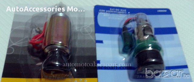 Автомобилна запалка 12V с осветление и с метален цокъл, снимка 5 - Аксесоари и консумативи - 13843156