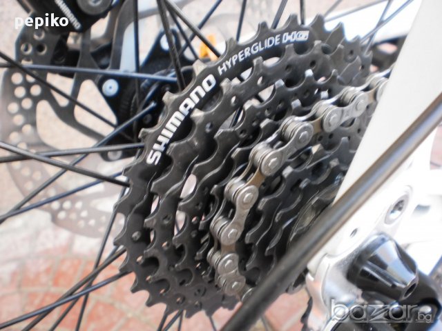 Продавам колела внос от Германия  спортен МТВ велосипед RANGE 26 цола диск заключващ се амортисьор, снимка 5 - Части за велосипеди - 17885398