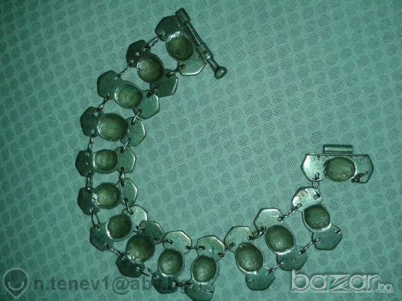 Гривна Старинна сребърна , снимка 2 - Гривни - 6910647