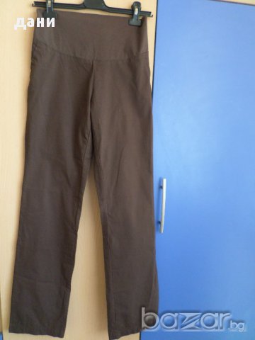 Панталон за бременни кафяв, снимка 2 - Дрехи за бременни - 15438899