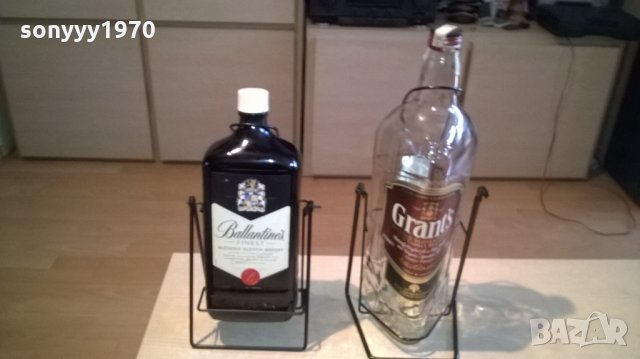 *ballantine & grants-налична-голями празни бутилки, снимка 3 - Колекции - 24632589