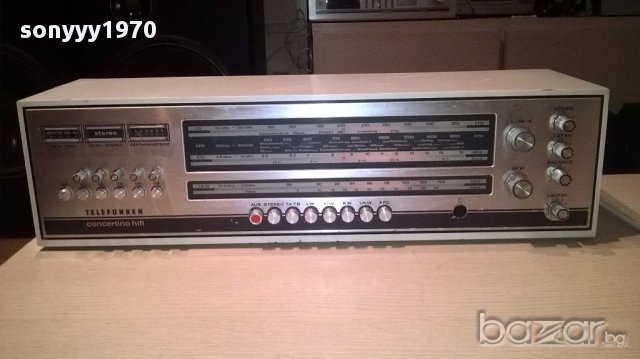 Telefunken concertino 201v-stereo receiver-внос швеицария, снимка 10 - Ресийвъри, усилватели, смесителни пултове - 14013382