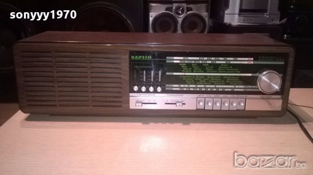 Kapsch troubadour automatic 6020 retro receiver-внос швеицария, снимка 2 - Ресийвъри, усилватели, смесителни пултове - 15241040