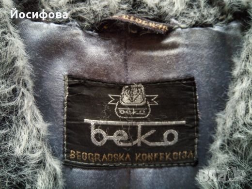 Дамско палто еко-кожа Beko, снимка 4 - Палта, манта - 23437721