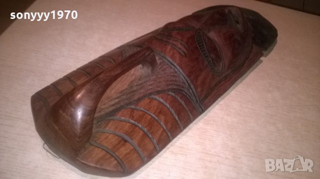 дървена маска-50х16см-внос швеицария, снимка 4 - Колекции - 25915659