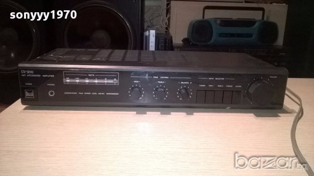 dual cv1210 amplifier-made in france-внос швеицария, снимка 9 - Ресийвъри, усилватели, смесителни пултове - 14211104