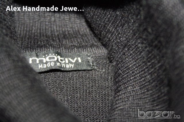 Черно поло Motivi, снимка 4 - Блузи с дълъг ръкав и пуловери - 17778467