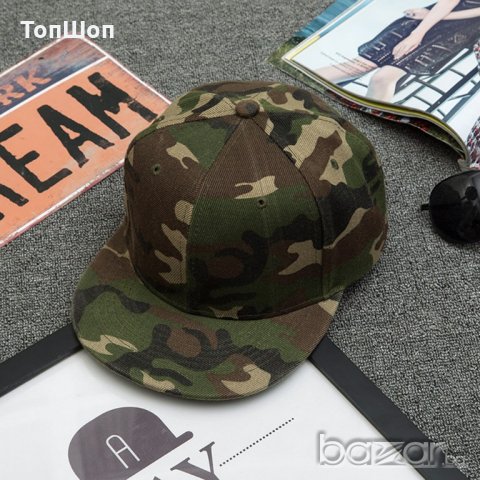 Шапка Хип - Хоп Камуфлаж - 2 цвята, снимка 2 - Шапки - 20768023