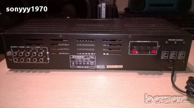 fisher amplifier-made in japan-внос швеицария, снимка 9 - Ресийвъри, усилватели, смесителни пултове - 14221027