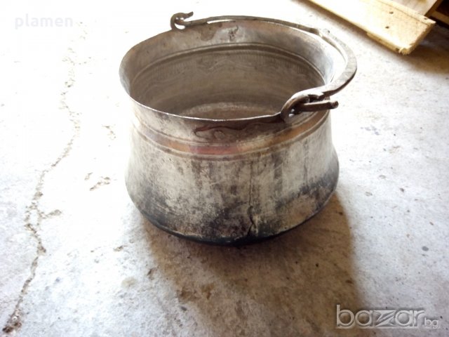 Бакър меден с красиви инкростации, снимка 1