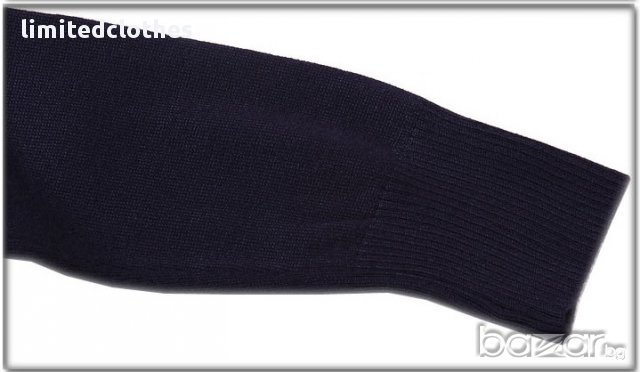 DSQUARED D2 VELOUR PATCH METAL LOGO Мъжка Блуза тип Пуловер size S, снимка 5 - Пуловери - 8887317