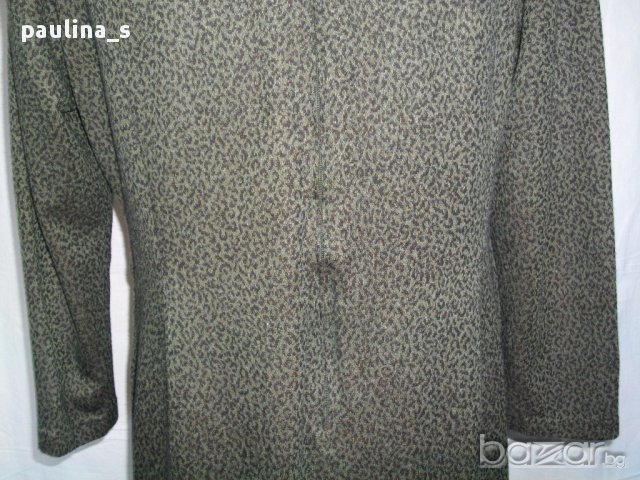 Дизайнерска рокля в зелен леопардов принт "Creation Atelier" D J , снимка 7 - Рокли - 12788277