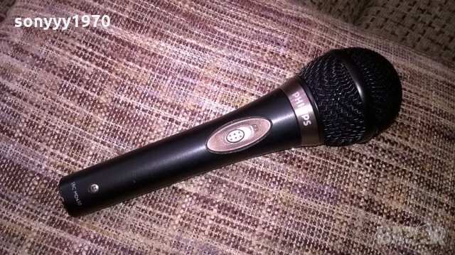 philips-profi microphone-метален-жичен-внос швеицария, снимка 4 - Микрофони - 22245232
