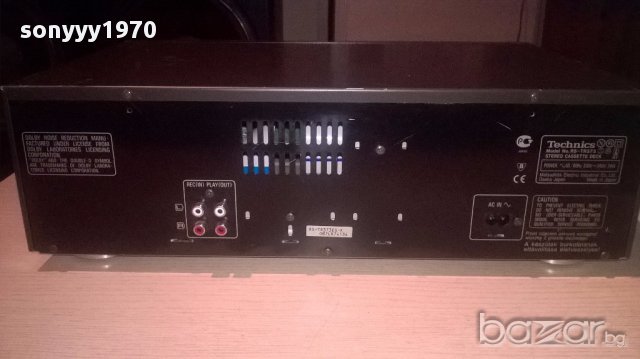 Technics rs-tr373 deck-made in japan-внос швеицария, снимка 11 - Ресийвъри, усилватели, смесителни пултове - 13693810