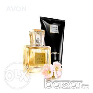 Avon Комплект парфюм 30мл+ лосион за тяло Little Black Dress, снимка 1