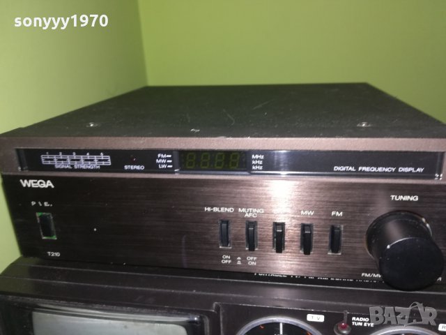 wega t210 stereo tuner-west germany-внос швеицария, снимка 3 - Ресийвъри, усилватели, смесителни пултове - 22769366