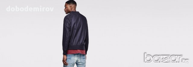 Ново яке G Star A Crotch Indigo Bomber Jacket, оригинал. , снимка 10 - Якета - 14669045